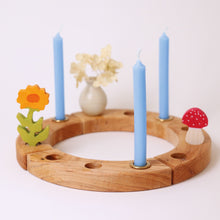 Load image into Gallery viewer, Blue Beeswax Candle
