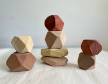 Load image into Gallery viewer, Wooden Stacking Stones
