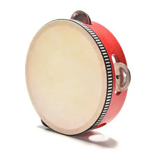 Load image into Gallery viewer, Natural Wooden Tambourine Drum 15cm
