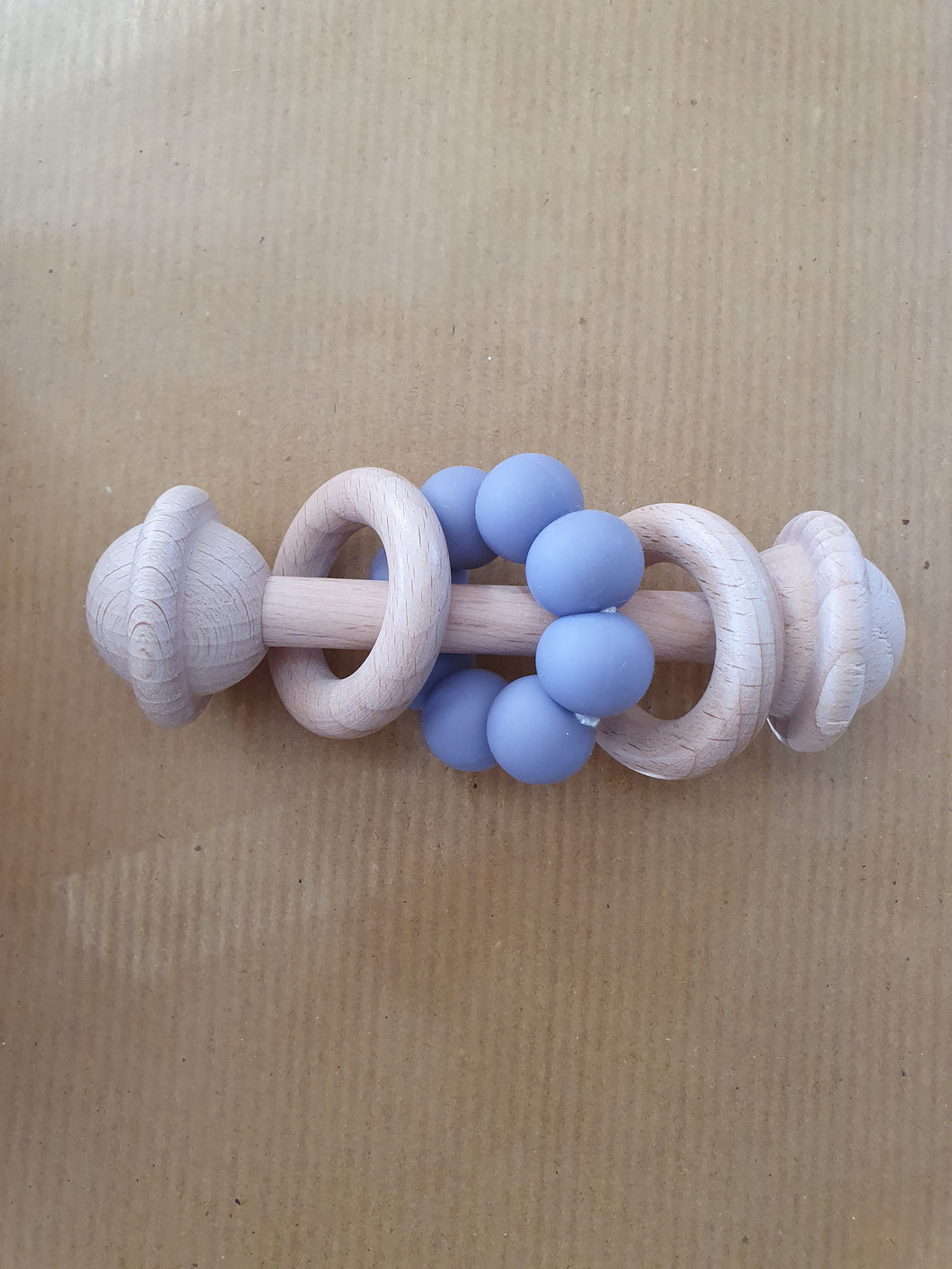 Wooden Teether Rattle