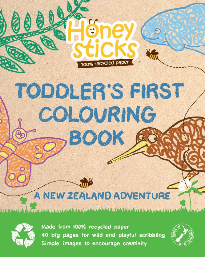 Honeysticks NZ Adventure Colouring Book