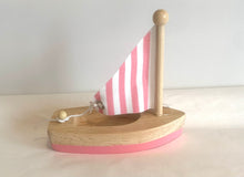 Load image into Gallery viewer, Wooden Sailing Boat
